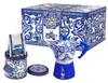 Bialetti 0005414, Moka-kan, Blauw, Wit, voor 3 kopjes, Productafbeelding-voorbeeld 1