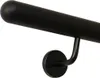 Handlauf schwarz pulverbeschichtet V2A Edelstahl Geländer Produktbild-Vorschau 1