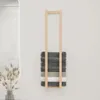 vidaXL Věšák na ručníky 23x18x110 cm borovicový masiv Náhled obrázku produktu 3