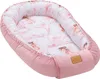 Little Fairy & Smokey Pink Soft Velvet Babynest Kokon Produktbild-Vorschau 1