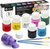 Artecho Textilfarbe Set mit 3 Pinseln – 8 x 20 ml Produktbild-Vorschau 1