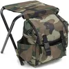 Sitzrucksack Klapp Camping Stuhl Hocker mit Rucksack Produktbild-Vorschau 2
