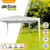 Tonnelle de jardin Aktive 300 x 250 x 300 cm Acier blanc Voir les images du produit 5