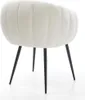 DELIFE Esszimmerstuhl Jada-Flex Bouclé Soft Beige 4-Fuß Produktbild-Vorschau 5