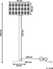BELIANI Lampa podłogowa stojąca srebrna metalowa ozdobne Podgląd zdjęcia produktu 3