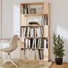 vidaXL Bibliothèque/séparation de pièce 80x25x163,5 cm Pin Voir les images du produit 8