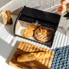 Creative Home Drewniany Chlebak z pokrywą | 38 x 28,5 x Podgląd zdjęcia produktu 6