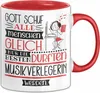 Musikverlegerin Geschenk Becher Tasse Gott Schuf Alle Produktbild-Vorschau 1