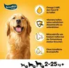 A golden retriever dog is shown with icons and text describing the benefits of dog food. Náhľad obrázku produktu