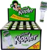 A display box of small bottles of Kleiner Klopfer Feige liqueur, with a single bottle shown separately. Produktbild-Vorschau