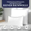 Gentle North Hochwertige Kopfkissen in Hotelqualität 80x80 Produktbild-Vorschau 5
