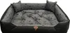 A dog bed with a bone and paw print pattern. Náhled obrázku produktu