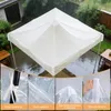 2,5x2,5m Pavillon Ersatzdach Transparent PVC Wasserdicht Produktbild-Vorschau 7