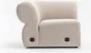 Ecksofa L-Form Beige Eckgarnitur Möbel Textil Stil 405x315 Produktbild-Vorschau 3