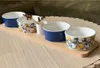 Set Tapasschalen aus Porzellan auf einem Holztablett Produktbild-Vorschau 3