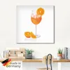 ARTland Glasbild Aperol Spritz mit einer Scheibe Orange Produktbild-Vorschau 5