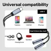 MMOBIEL USB-C auf Dual 3.5mm Kopfhörer Splitter - 32 Bit Produktbild-Vorschau 2