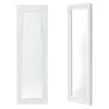 Two full-length mirrors with ornate white frames are displayed side-by-side against a white background. Voir les images du produit