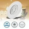 6x LED vestavné koupelnové reflektory bílé 230V vodotěsné Náhled obrázku produktu 6