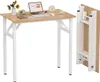 Klappbar Schreibtisch,Kleiner Kompakter Produktbild-Vorschau 2