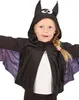 Süße Fledermausjacke für Kinder schwarz-lila - 122/134 (7-9 Produktbild-Vorschau 2