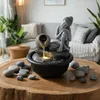 Globo Fontana LED Brunnen 0,13W Schwarz Matt 19cm 93039 Produktbild-Vorschau 4