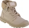 A single beige Palladium boot is shown against a white background. Náhled obrázku produktu