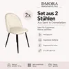 Satz mit 2 Stühlen Achito, Sessel mit Samtbezug, Produktbild-Vorschau 8