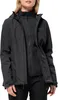 A woman wearing a black 3-in-1 jacket. Náhľad obrázku produktu