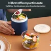 2pcs  Doppelstöckiger Edelstahl-Frühstücksbecher, Produktbild-Vorschau 5