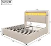 Flieks Polsterbett 140x200cm mit USB &Type-C, Boxspringbett Produktbild-Vorschau 7