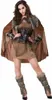 Maman Costume Viking Nordique Marron S Marron S Voir les images du produit 4