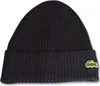 Lacoste - Lacoste Uni-Mütze grau, gerippte Wolle Produktbild-Vorschau 1