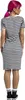 RED by EMP Damen schwarz-weißes kurzes Kleid mit Produktbild-Vorschau 5