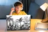 MuchoWow® Laptop Aufkleber Sticker Cover Design - Dschungel Produktbild-Vorschau 3