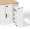 Kücheninsel 120x45(70)x93, Rollen, klappbare Arbeitsplatte, Produktbild-Vorschau 12