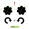 2 lame da 54 CM per trattorini JOHN DEERE AM141033 AM137328 Anteprima dell’immagine prodotto 3