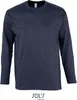 SOLs 11420 | Langarm Monarch Herren T-Shirt - Farbe: Navy - Produktbild-Vorschau 1