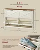 VASAGLE Schuhschrank 4 Klappen, Schuhkipper, freistehendes Produktbild-Vorschau 6
