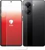 A product shot of a smartphone screen protector and a smartphone. Produktbild-Vorschau
