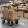 Wiltec plošinový vozík do 300 kg 895x610x985 mm, prepravný Náhľad obrázku produktu 11