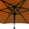Aga Kippbarer Garten-Sonnenschirm 250 cm Braun Produktbild-Vorschau 3