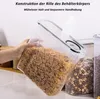 Vorratsdosen, 4-tlg Vorratsdosen Set, 4L Müsli Schüttdose & Produktbild-Vorschau 3