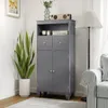 COSTWAY Mobile da bagno, mobile da bagno con 2 ante e 2 Anteprima dell’immagine prodotto 7