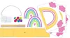 Ursus 18810099F - Laternen Bastelset, Cute Rainbow, ca. Produktbild-Vorschau 3