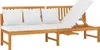 vidaXL Lehátko s krémově bílými polštáři 200x60x75 cm Náhled obrázku produktu 1
