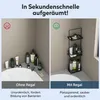 doporro Duschablage ohne Bohren 3 Ebenen Badregal Stehend Produktbild-Vorschau 7