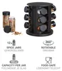 WENKO kovový kolotoč na koření Bruna 13 ks v černé barvě 8 Náhled obrázku produktu 2