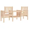 vidaXL Banc de jardin avec table 2 places en pin massif Voir les images du produit 5