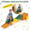 COSTWAY Loop-de-loop achtbaan, uitbreidbare kinderachtbaan Productafbeelding-voorbeeld 6